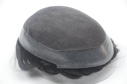 Australia men toupee Remy Hair and Human Hair Material Lace Men's Toupee in Stock