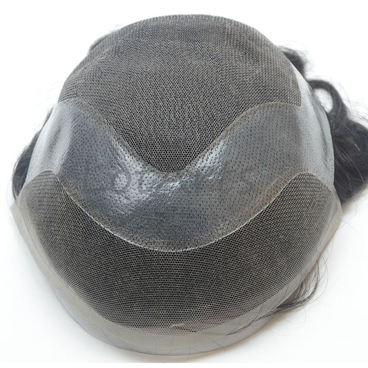 HD Breathable Lace High Quality 100% human hair Mens Toupee