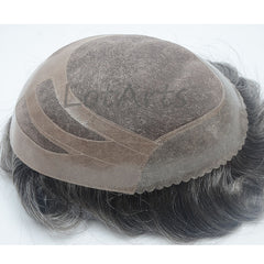 Breathable Mono Lace Oscar Type Toupee Human Hair System Men Toupee