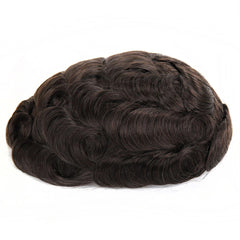 Stock Human Hair for Men Human Hair Q6 Toupee Invisible Hairline Men Toupee