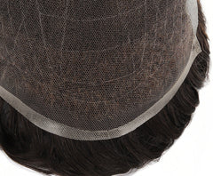 Stock Human Hair for Men Human Hair Q6 Toupee Invisible Hairline Men Toupee