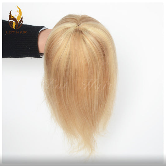 Top Quality Fishnet Base Virgin Human Hair Topper