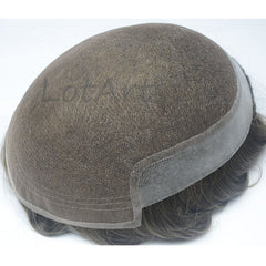 Wholesale Oct Lace Real Hair Men Hair Piece Wigs Toupee