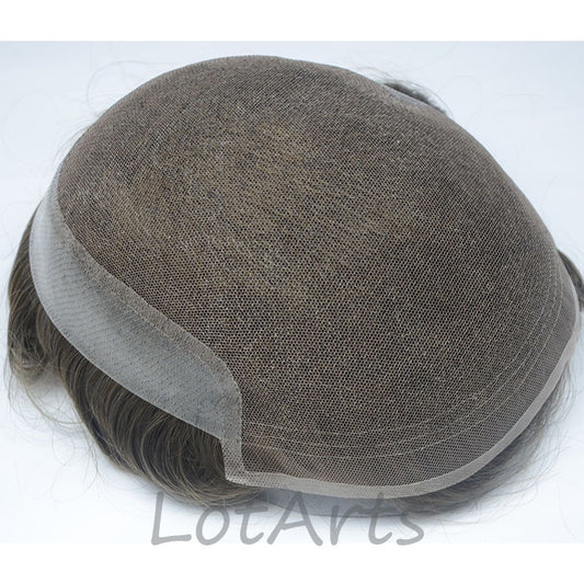 Wholesale Oct Lace Real Hair Men Hair Piece Wigs Toupee