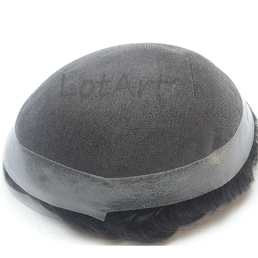 Australia men toupee Remy Hair and Human Hair Material Lace Men's Toupee in Stock